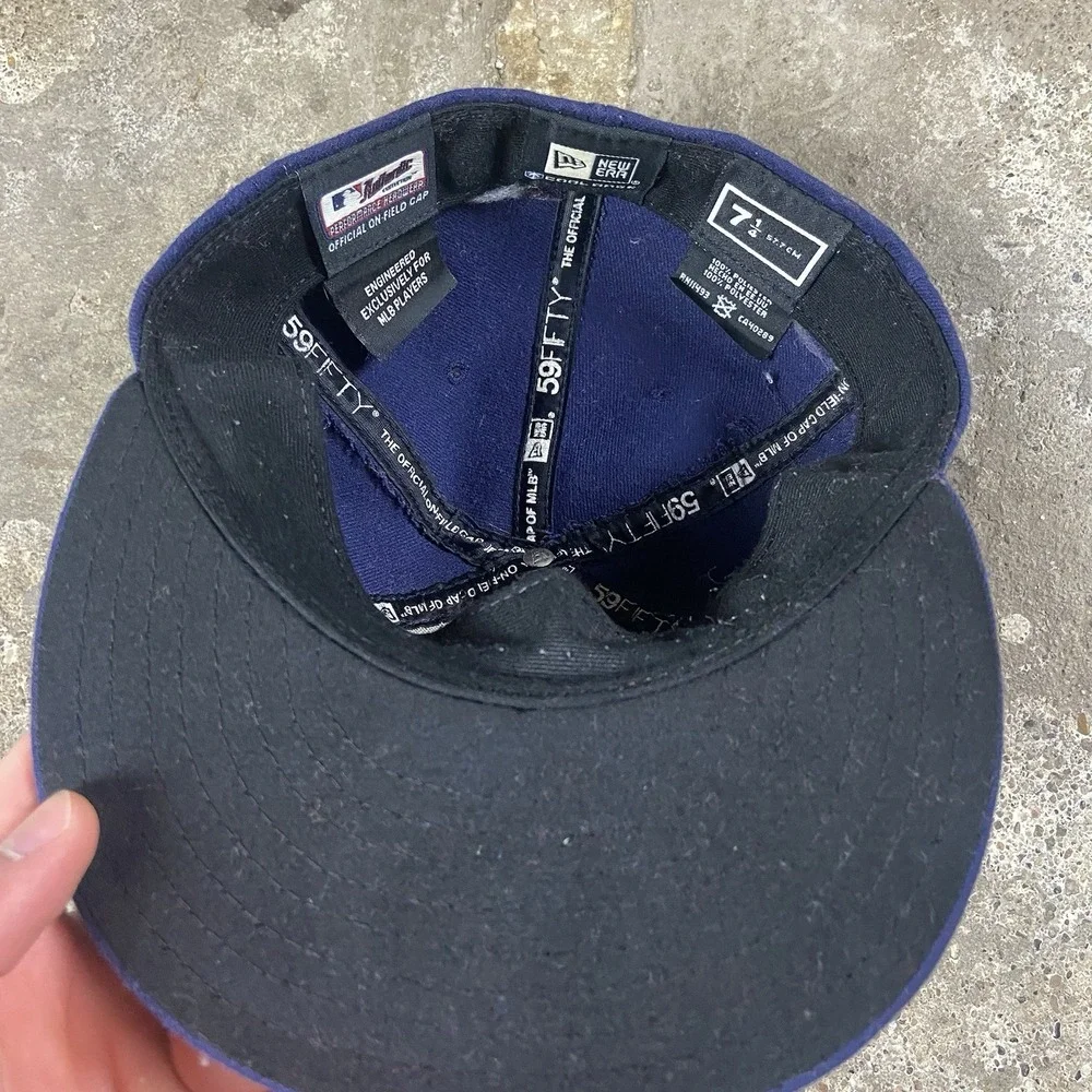 New Era San Diego Padres 59FIFTY Fitted Cap Size‎ 7 1/4 Blue MLB Baseball Logo